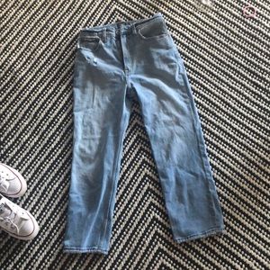 Abercrombie Zoe natural rise ankle straight